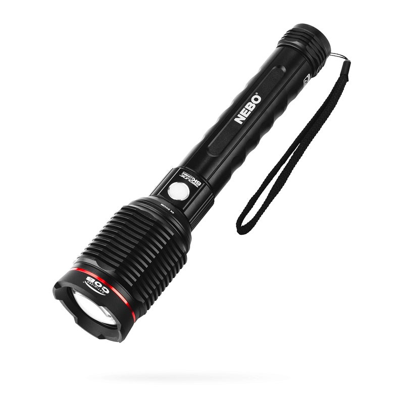 NEBO Redline 6K Rechargeable Flashlight | 6000 Lumens, 4 Light Modes, Durable Metal & Waterproof, Bright Tactical Light for Camping, Hunting & EDC, Includes Charging Cable - Image 1